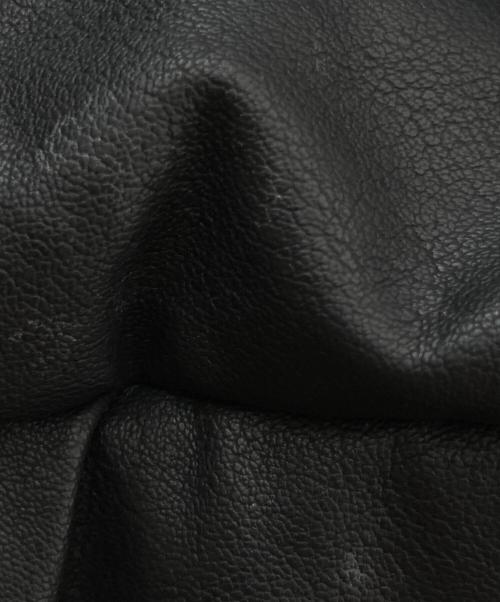 EVISEN（エビセン）EVISEN (エビセン) フェイクレザージャケット ブラック サイズ:Lの古着・服飾アイテム