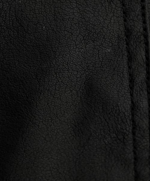 EVISEN（エビセン）EVISEN (エビセン) フェイクレザージャケット ブラック サイズ:Lの古着・服飾アイテム