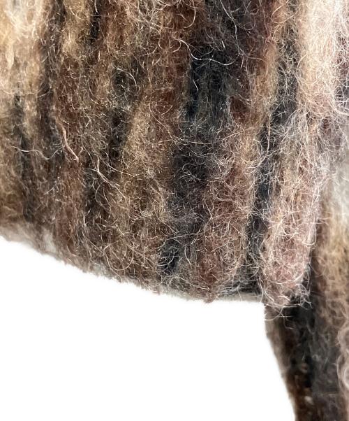 Acne studios（アクネ ストゥディオズ）Acne studios (アクネ ストゥディオズ) BRUSHED JACQUARD JUMPER ニット ブラウン×ブラック サイズ:XSの古着・服飾アイテム