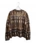 Acne studios (アクネ ストゥディオズ) BRUSHED JACQUARD JUMPER ニット ブラウン×ブラック サイズ:XS：20000円