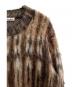 中古・古着 Acne studios (アクネ ストゥディオズ) BRUSHED JACQUARD JUMPER ニット ブラウン×ブラック サイズ:XS：20000円