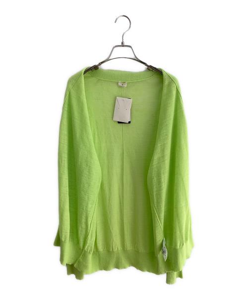 EDIFICE（エディフィス）EDIFICE (エディフィス) 薄手カーディガン 黄緑 サイズ:L 未使用品の古着・服飾アイテム