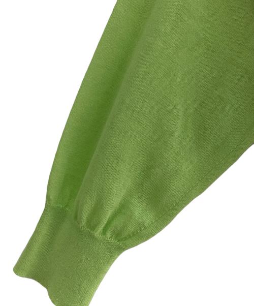 EDIFICE（エディフィス）EDIFICE (エディフィス) 薄手カーディガン 黄緑 サイズ:L 未使用品の古着・服飾アイテム