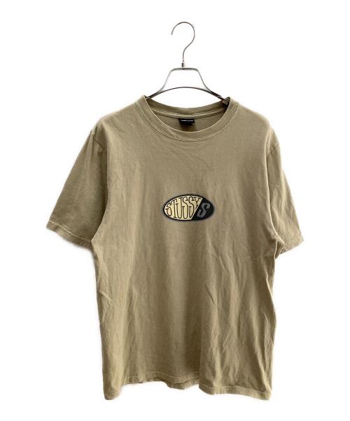 stussy（ステューシー）stussy (ステューシー) 半袖カットソー ベージュ サイズ:Ｓの古着・服飾アイテム