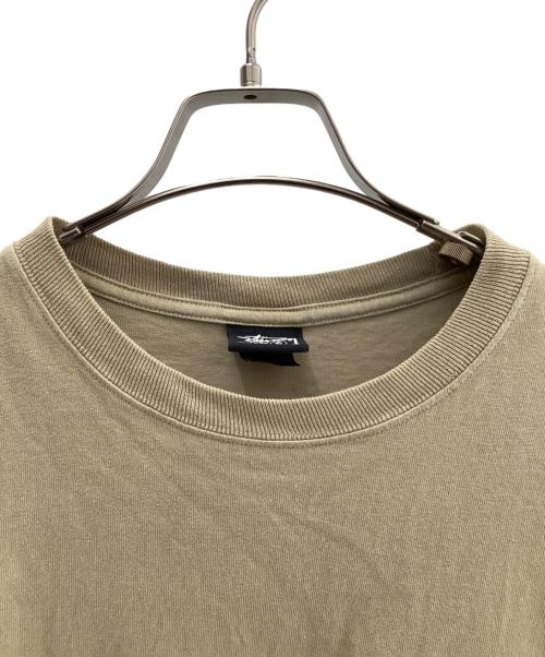 stussy（ステューシー）stussy (ステューシー) 半袖カットソー ベージュ サイズ:Ｓの古着・服飾アイテム