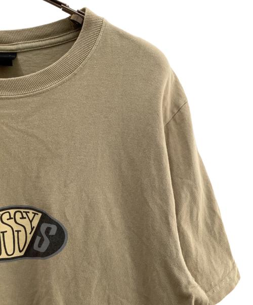 stussy（ステューシー）stussy (ステューシー) 半袖カットソー ベージュ サイズ:Ｓの古着・服飾アイテム