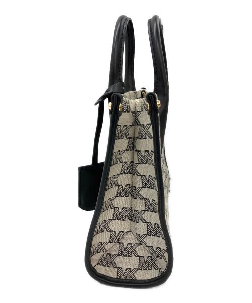 MICHAEL KORS（マイケル・コース）MICHAEL KORS (マイケル・コース) 2WAYバッグ グレー×ブラックの古着・服飾アイテム