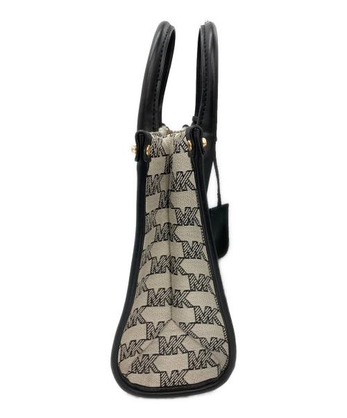 MICHAEL KORS（マイケル・コース）MICHAEL KORS (マイケル・コース) 2WAYバッグ グレー×ブラックの古着・服飾アイテム