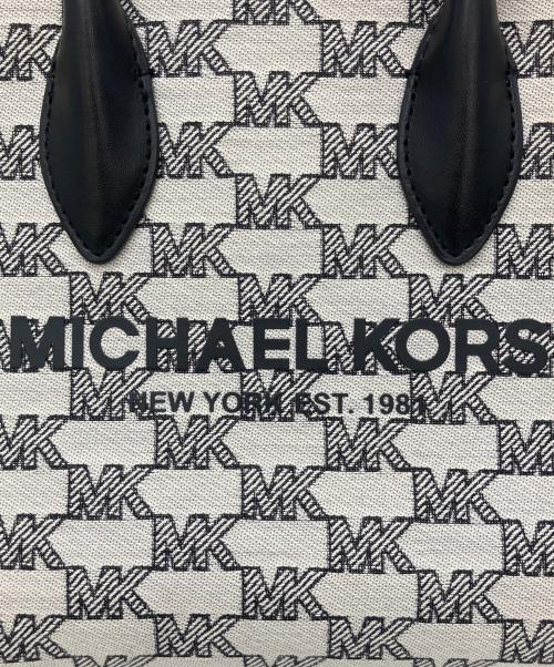 MICHAEL KORS（マイケル・コース）MICHAEL KORS (マイケル・コース) 2WAYバッグ グレー×ブラックの古着・服飾アイテム