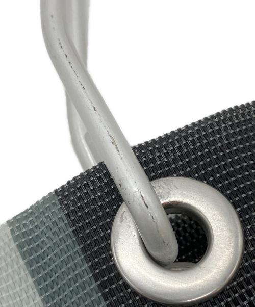 MARNI（マルニ）MARNI (マルニ) ストライプショッピングトートバッグ グリーン×ブラウン×グレーの古着・服飾アイテム