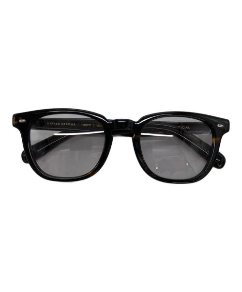 金子眼鏡（カネコガンキョウ）金子眼鏡 (カネコガンキョウ) UNITED ARROWS TOKYO (ユナイテッドアローズトウキョウ) 伊達眼鏡 ブラックの古着・服飾アイテム
