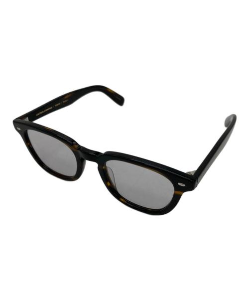 金子眼鏡（カネコガンキョウ）金子眼鏡 (カネコガンキョウ) UNITED ARROWS TOKYO (ユナイテッドアローズトウキョウ) 伊達眼鏡 ブラックの古着・服飾アイテム