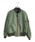 AVIREXアヴィレックス）の古着「MA-1フライトジャケット」｜カーキ