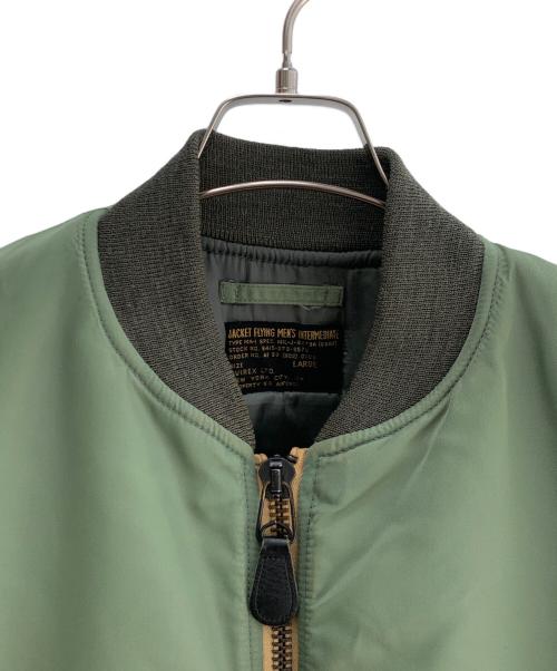 AVIREX（アヴィレックス）AVIREX (アヴィレックス) MA-1フライトジャケット カーキ サイズ:Lの古着・服飾アイテム