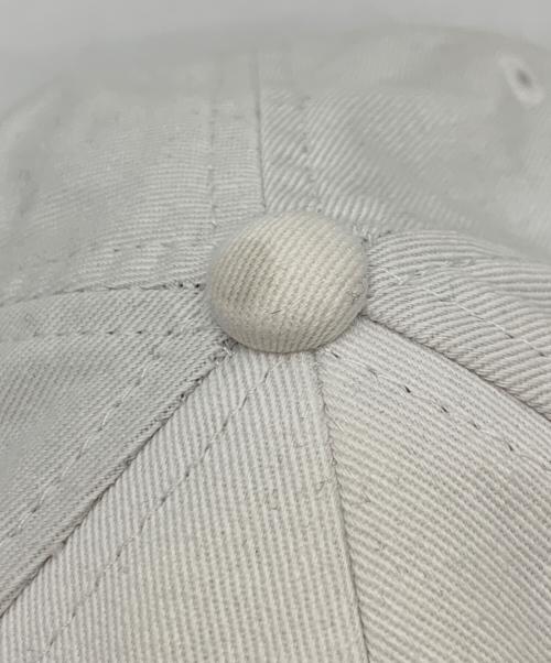 MONCLER（モンクレール）MONCLER (モンクレール) ロゴキャップ ホワイトの古着・服飾アイテム