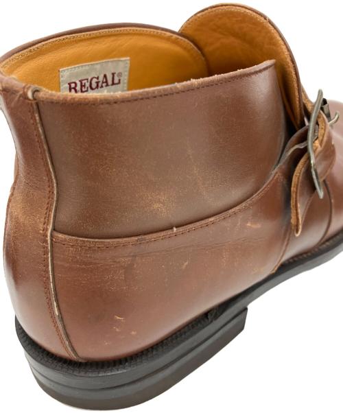 REGAL（リーガル）REGAL (リーガル) モンクストラップブーツ ブラウン サイズ:25.5の古着・服飾アイテム
