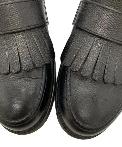 HIROKAWA（ヒロカワ）HIROKAWA (ヒロカワ) キルトローファー ブラック サイズ:25.5の古着・服飾アイテム