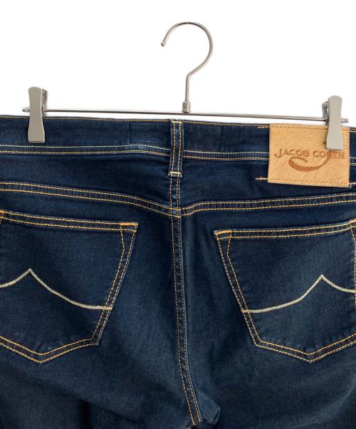 JACOB COHEN（ヤコブコーエン）JACOB COHEN (ヤコブコーエン) ストレッチデニムパンツ インディゴ×イエロー サイズ:91cm (W36)の古着・服飾アイテム