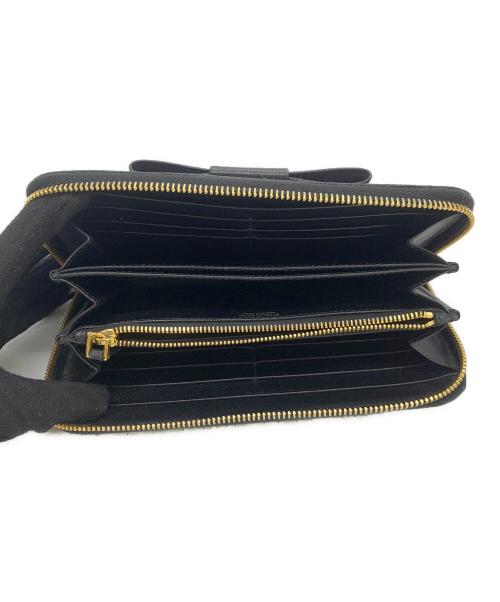 PRADA（プラダ）PRADA (プラダ) 長財布 ブラックの古着・服飾アイテム