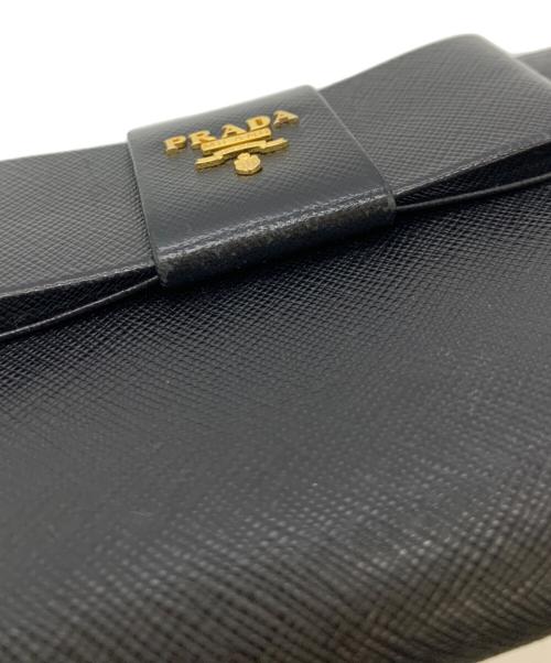 PRADA（プラダ）PRADA (プラダ) 長財布 ブラックの古着・服飾アイテム