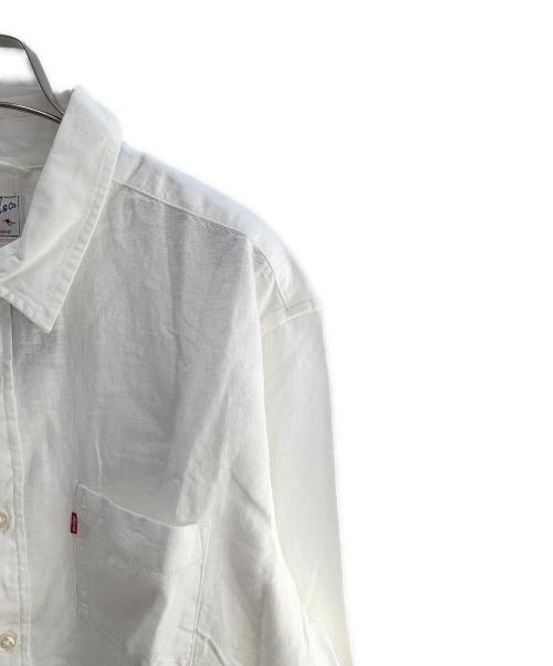 LEVI'S（リーバイス）LEVI'S (リーバイス) 長袖シャツ ホワイト サイズ:Ｌ 未使用品の古着・服飾アイテム