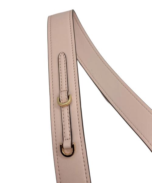 MICHAEL KORS（マイケル・コース）MICHAEL KORS (マイケル・コース) ショルダーバッグ ピンク×ホワイトの古着・服飾アイテム