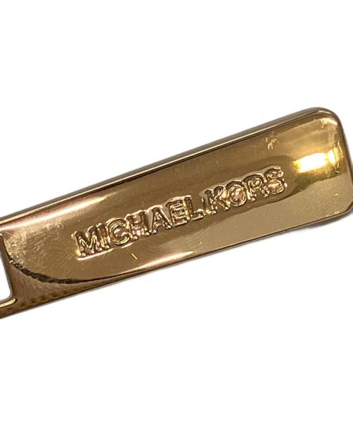 MICHAEL KORS（マイケル・コース）MICHAEL KORS (マイケル・コース) ショルダーバッグ ピンク×ホワイトの古着・服飾アイテム