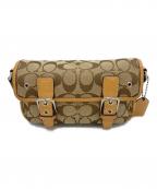 COACHコーチ）の古着「ショルダーバッグ」｜ベージュ