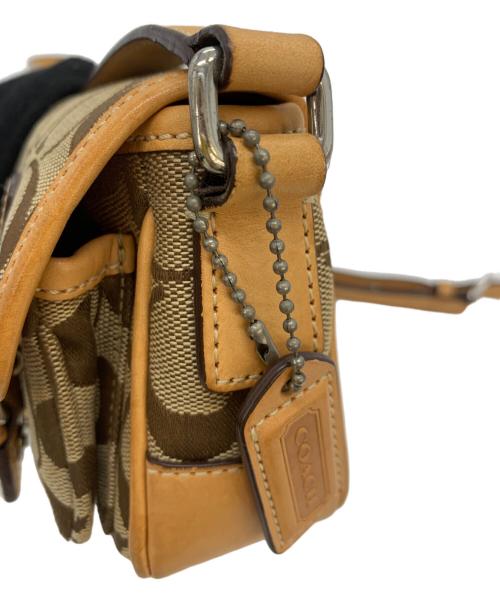 COACH（コーチ）COACH (コーチ) ショルダーバッグ ベージュの古着・服飾アイテム