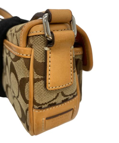 COACH（コーチ）COACH (コーチ) ショルダーバッグ ベージュの古着・服飾アイテム