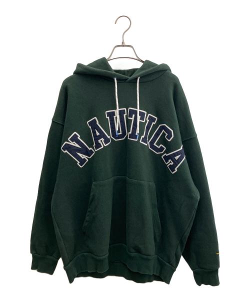 NAUTICA（ノーティカ）NAUTICA (ノーティカ) プルオーバーパーカー オリーブ サイズ:Ｍの古着・服飾アイテム