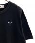 中古・古着 PLAY COMME des GARCONS (プレイコムデギャルソン) 半袖カットソー ブラック サイズ:XL：6000円