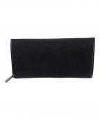 KATHARINE HAMNETTキャサリンハムネット）の古着「ラウンドファスナー財布」｜ネイビー