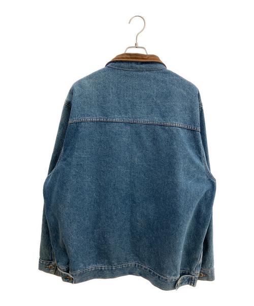Dunbrooke（ダンブルック）Dunbrooke (ダンブルック) デニムジャケット ブルー×ブラウン サイズ:XLの古着・服飾アイテム