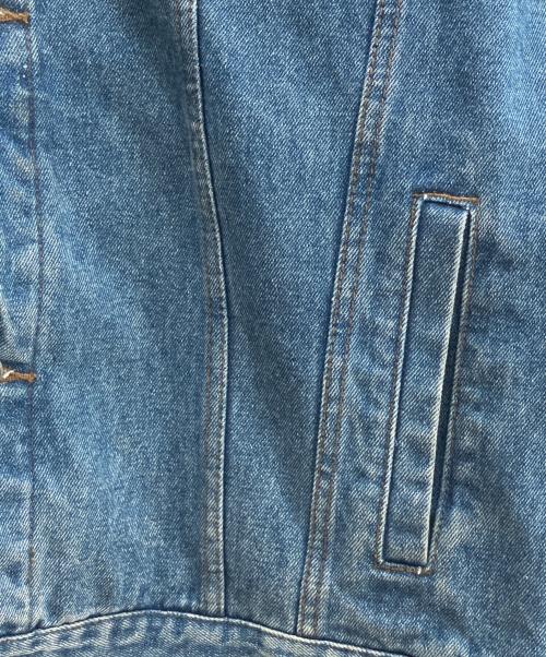 Dunbrooke（ダンブルック）Dunbrooke (ダンブルック) デニムジャケット ブルー×ブラウン サイズ:XLの古着・服飾アイテム