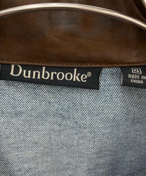 Dunbrooke（ダンブルック）Dunbrooke (ダンブルック) デニムジャケット ブルー×ブラウン サイズ:XLの古着・服飾アイテム