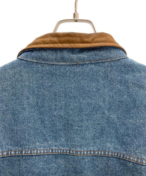 Dunbrooke（ダンブルック）Dunbrooke (ダンブルック) デニムジャケット ブルー×ブラウン サイズ:XLの古着・服飾アイテム