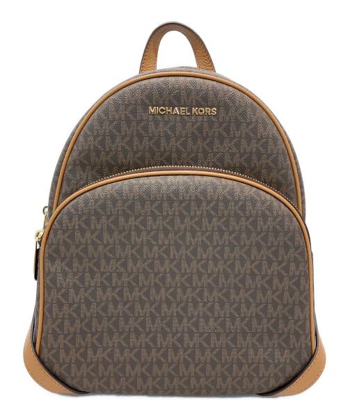 MICHAEL KORS（マイケルコース）MICHAEL KORS (マイケル・コース) 総柄リュック ブラウンの古着・服飾アイテム