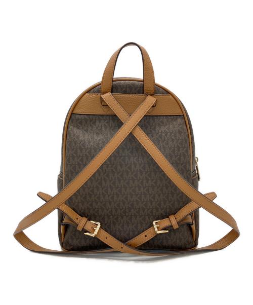 MICHAEL KORS（マイケルコース）MICHAEL KORS (マイケル・コース) 総柄リュック ブラウンの古着・服飾アイテム
