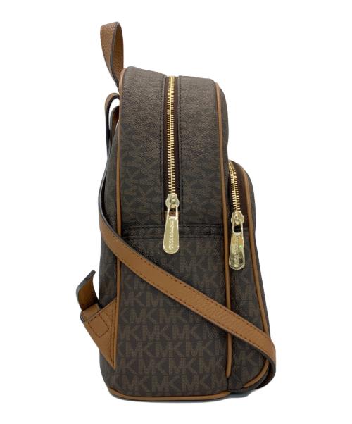 MICHAEL KORS（マイケルコース）MICHAEL KORS (マイケル・コース) 総柄リュック ブラウンの古着・服飾アイテム
