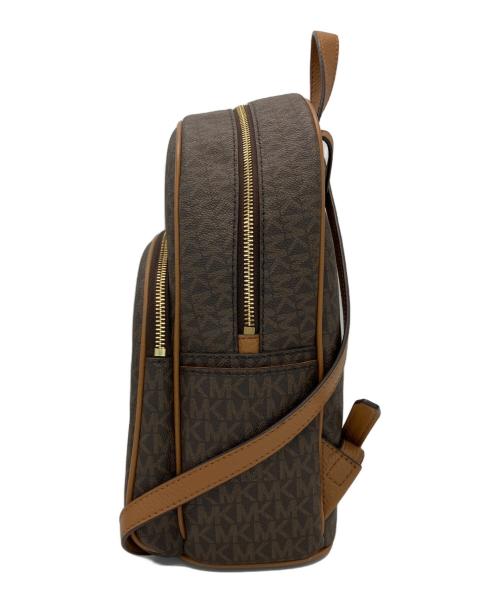 MICHAEL KORS（マイケルコース）MICHAEL KORS (マイケル・コース) 総柄リュック ブラウンの古着・服飾アイテム