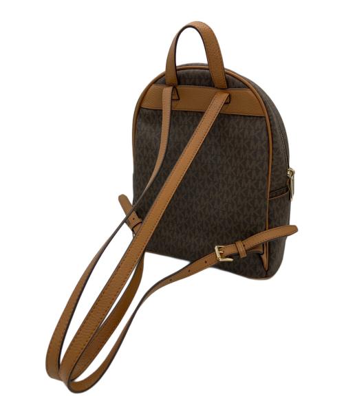 MICHAEL KORS（マイケルコース）MICHAEL KORS (マイケル・コース) 総柄リュック ブラウンの古着・服飾アイテム