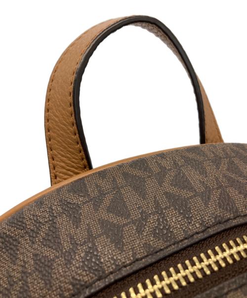MICHAEL KORS（マイケルコース）MICHAEL KORS (マイケル・コース) 総柄リュック ブラウンの古着・服飾アイテム