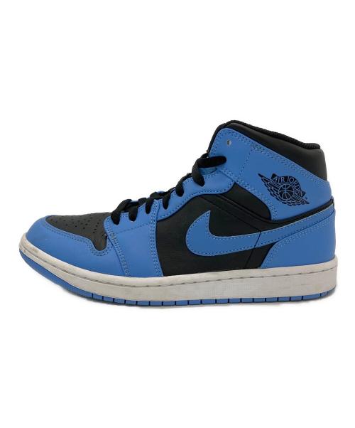 NIKE（ナイキ）NIKE (ナイキ) AIR JORDAN 1 MID ブルー サイズ:26の古着・服飾アイテム