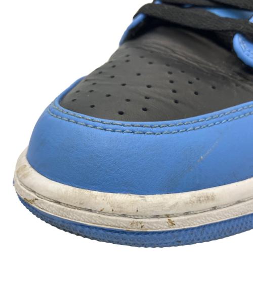 NIKE（ナイキ）NIKE (ナイキ) AIR JORDAN 1 MID ブルー サイズ:26の古着・服飾アイテム