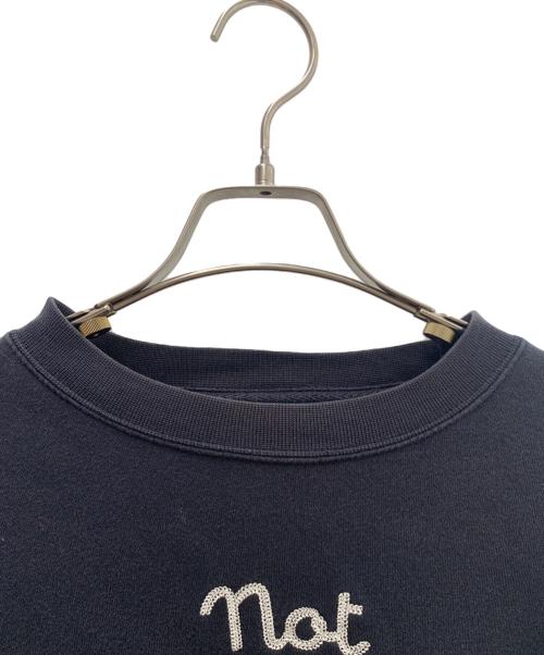 DROLE DE MONSIEUR（ドロール ド ムッシュ）DROLE DE MONSIEUR (ドロール ド ムッシュ) クルーネックスウェット ブラック サイズ:Ｓの古着・服飾アイテム