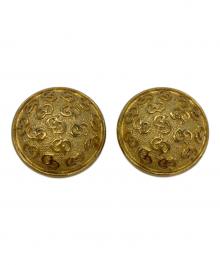 Christian Dior（クリスチャン ディオール）の古着「ロゴサークルイヤリング」｜ゴールド