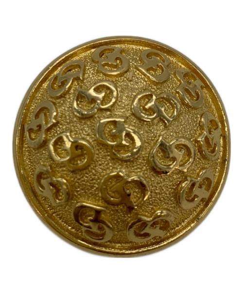 Christian Dior（クリスチャン ディオール）Christian Dior (クリスチャン ディオール) ロゴサークルイヤリング ゴールドの古着・服飾アイテム