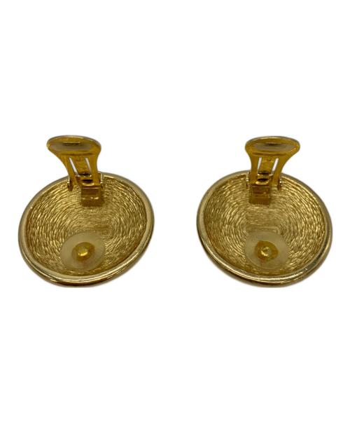 Christian Dior（クリスチャン ディオール）Christian Dior (クリスチャン ディオール) ロゴサークルイヤリング ゴールドの古着・服飾アイテム