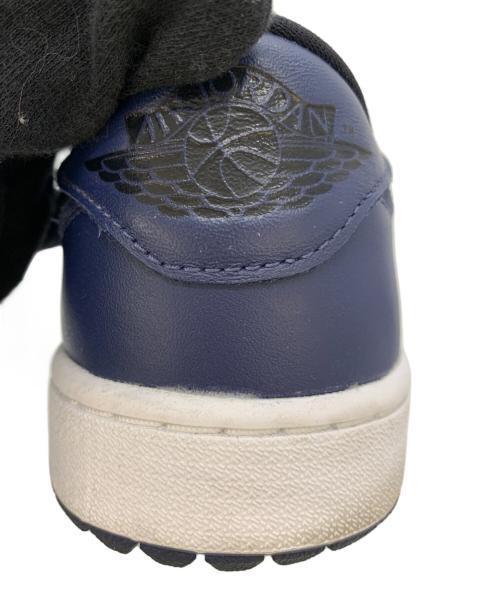 NIKE（ナイキ）NIKE (ナイキ) AIR JORDAN 1 LOW ホワイト×ネイビー サイズ:27.5の古着・服飾アイテム